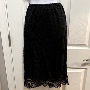 Black new lace skirt